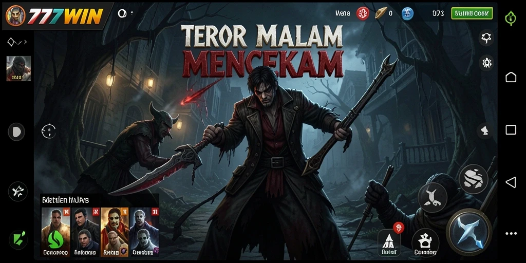 Screenshot gameplay menunjukkan suasana mencekam di <strong>777WIN</strong>.