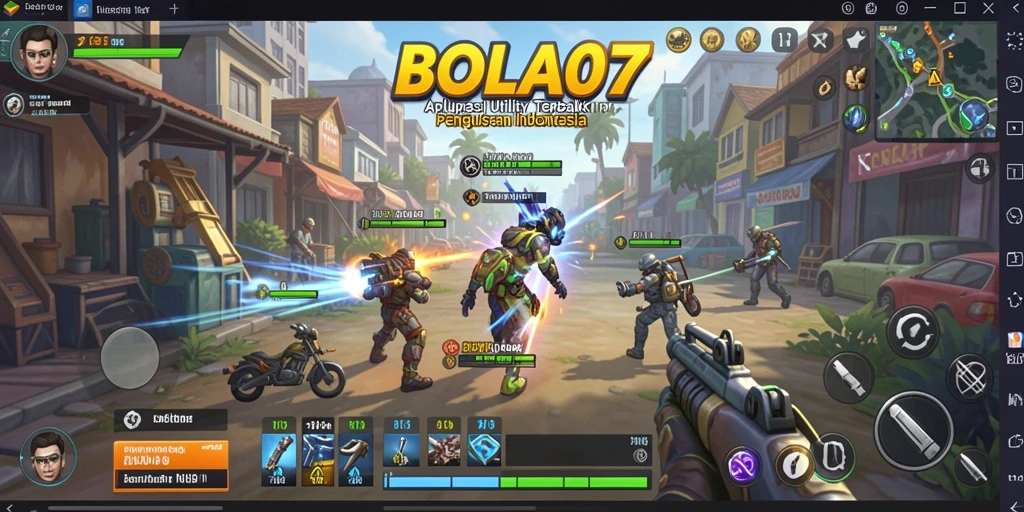 Screenshot utama BOLA07 menampilkan antarmuka pengguna yang intuitif dan fitur menarik.