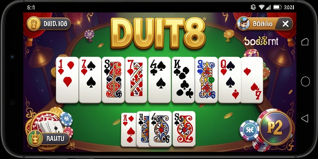Tampilan gameplay DUIT8 yang menarik dan penuh aksi.