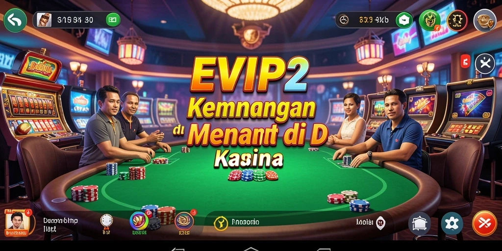 Tampilkan gameplay seru dan menegangkan di EVIP2 Kasino.
