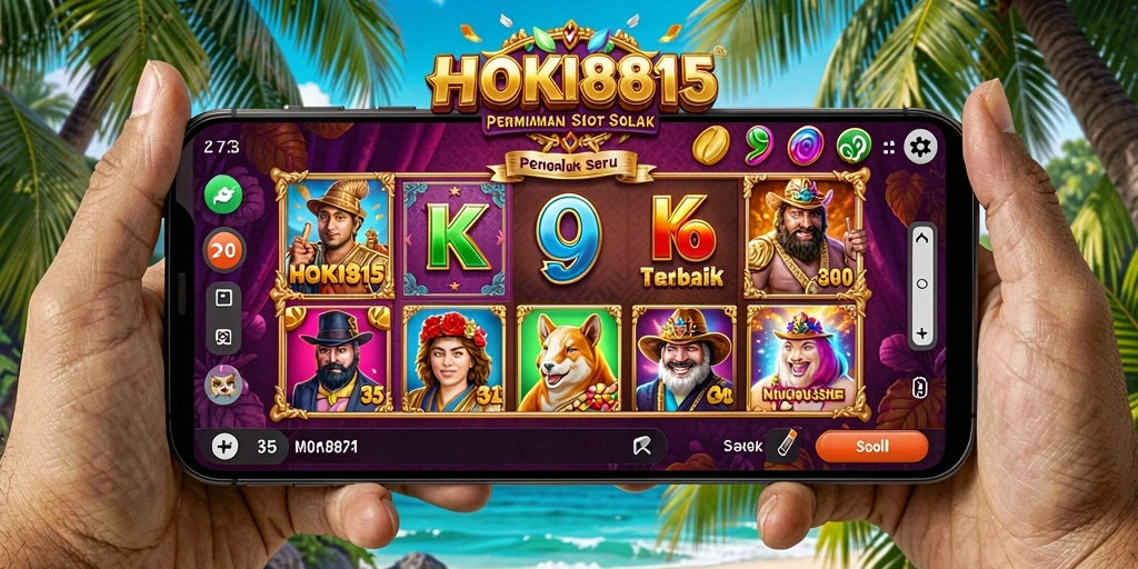 Tampilan menarik dari gameplay HOKI8815 yang menampilkan mesin slot seru.