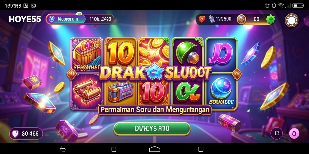 Gameplay menarik dari permainan Slot HOYE55 dengan grafik yang menawan.