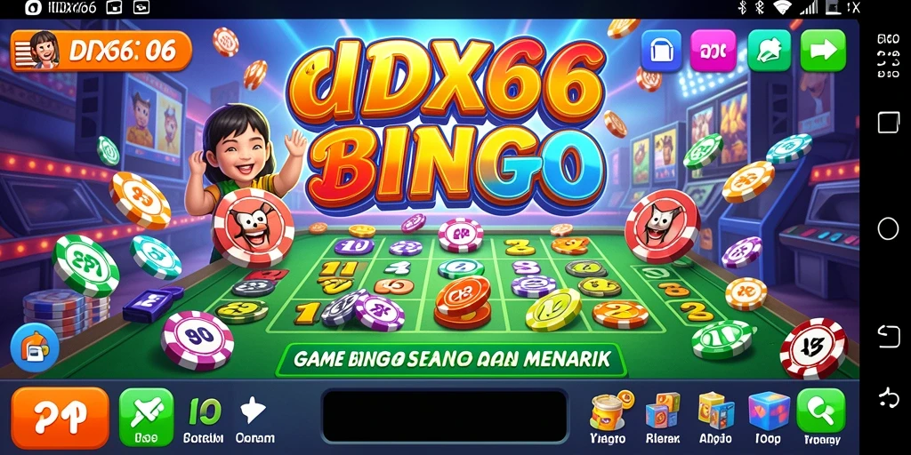 Tampilan permainan Bingo yang seru di IDX66.