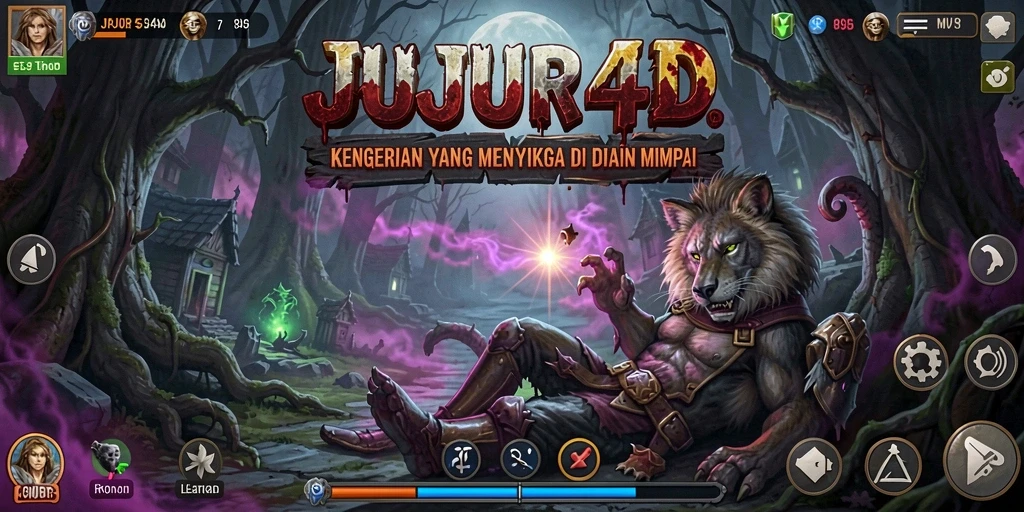 Tangkapan layar menunjukkan suasana mencekam di JUJUR4D dengan gameplay yang menakutkan.