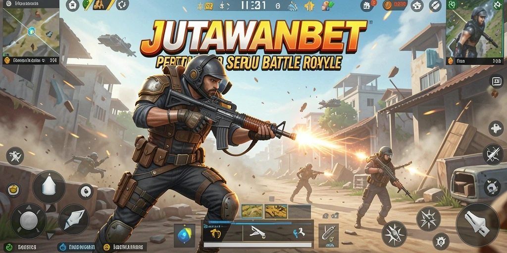 Tampilan gameplay seru dan mendebarkan di JUTAWANBET.