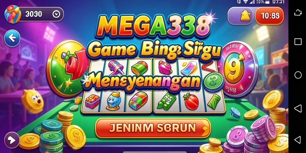 Tampilan menarik dari gameplay Bingo di MEGA338.