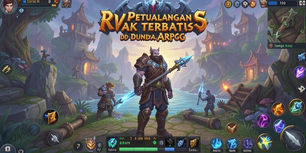 Tampilan gameplay yang epik dalam dunia ARPG