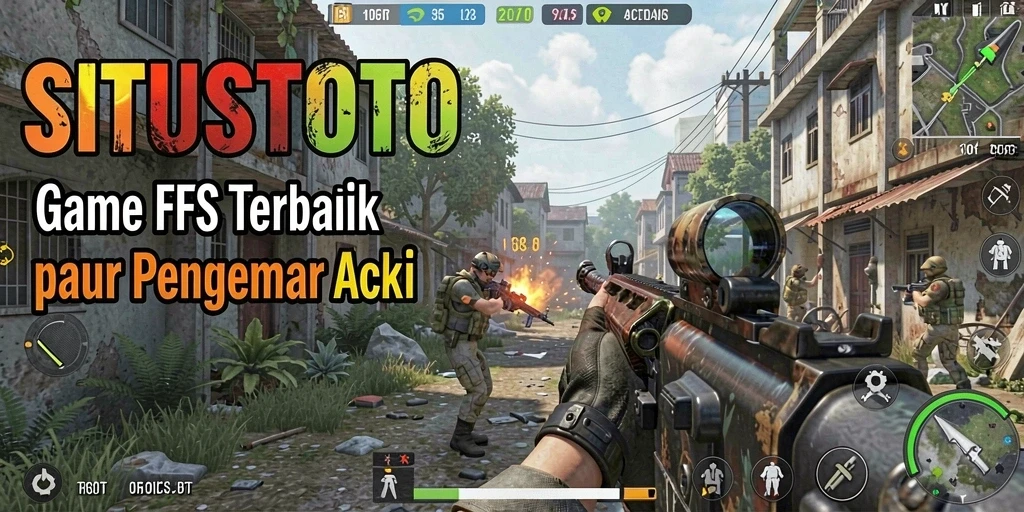 Gameplay menegangkan dalam SITUSTOTO yang menampilkan pertempuran FPS.