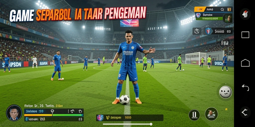 Tangkapan layar gameplay <strong>SVIPSIDN</strong> menunjukkan aksi seru di lapangan.