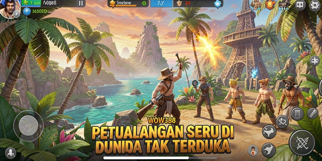 Tangkapan layar dari gameplay WOW388 yang menampilkan petualangan mendebarkan.